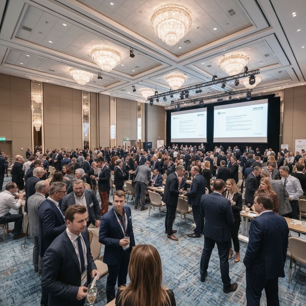 Evento corporativo com sistema de credenciamento iEvents