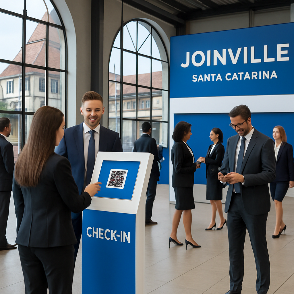 Credenciamento de eventos em Joinville